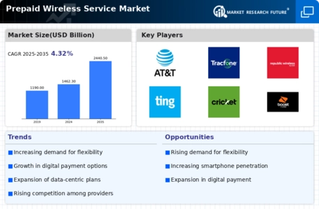 Prepaid Wireless Service Market
 Infographic