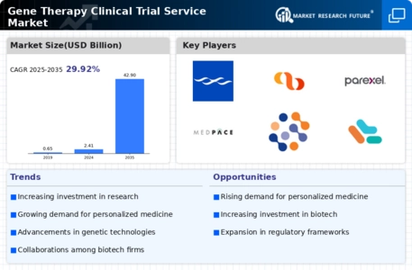 Gene Therapy Clinical Trial Service Market Infographic