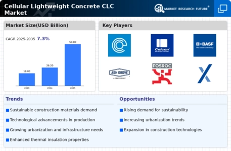 Cellular Lightweight Concrete Market Infographic