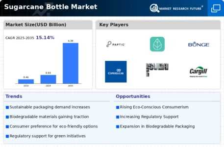 Sugarcane Bottle Market Infographic