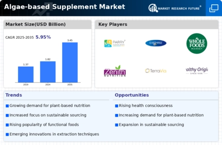 Algae Based Supplement Market Infographic