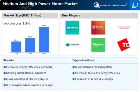 Medium High Power Motor Market
 Infographic