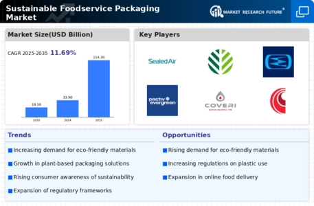 Sustainable Foodservice Packaging Market Infographic