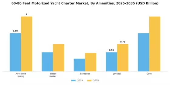 60 80 Feet Motorized Yacht Charter Market Segment Image 3