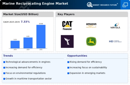 Marine Reciprocating Engine Market Infographic