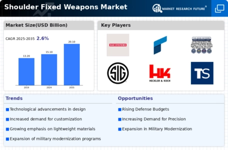 Shoulder Fixed Weapons Market Infographic