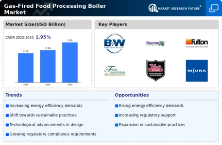 Gas-Fired Food Processing Boiler Market  Infographic