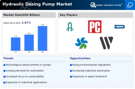Hydraulic Dosing Pump Market Infographic