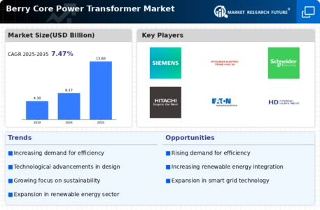 Berry Core Power Transformer Market Infographic