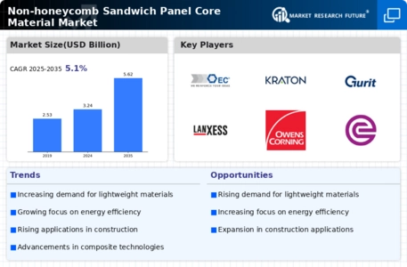 Non-honeycomb Sandwich Panel Core Material Market Infographic