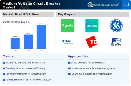 Medium Voltage Circuit Breaker Market Infographic