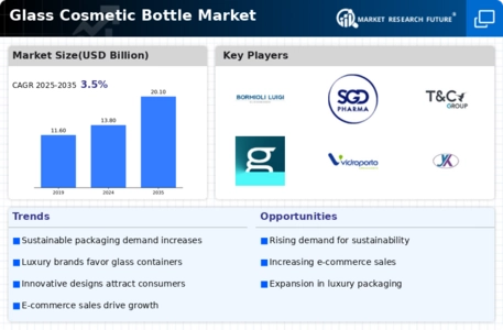 Glass Cosmetic Bottle Market Infographic