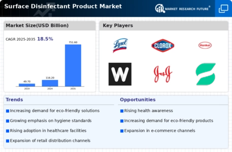 Surface Disinfectant Product Market Infographic