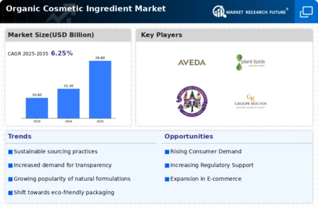 Organic Cosmetic Ingredient Market Infographic