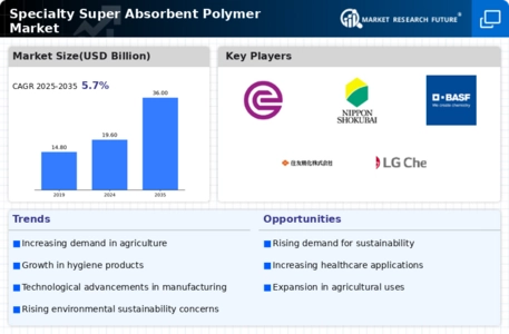 Specialty Super Absorbent Polymer Market Infographic