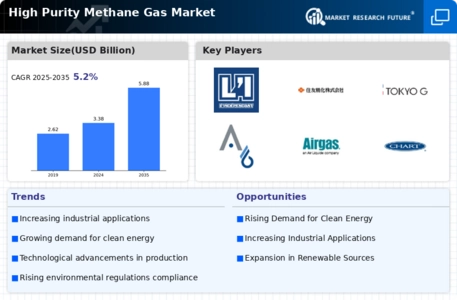 High Purity Methane Gas Market Infographic