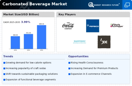 Carbonated Beverage Market Infographic