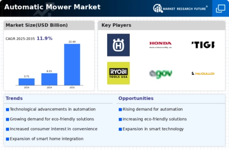 Automatic Mower Market Infographic
