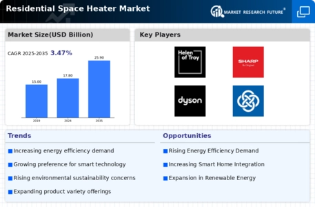 Residential Space Heater Market Infographic