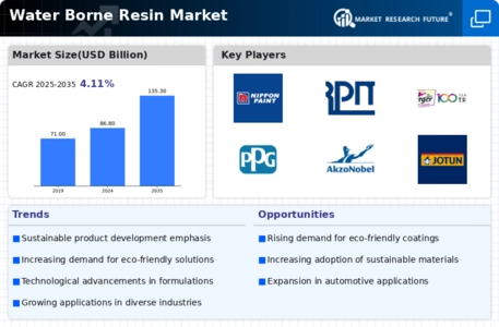 Water Borne Resin Market Infographic