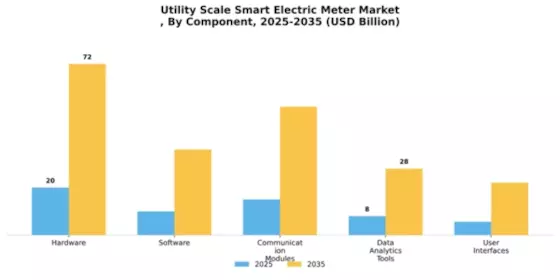 Utility Scale Smart Electric Meter Market Segment Image 1