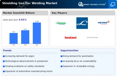 Shielding Gas For Welding Market Infographic