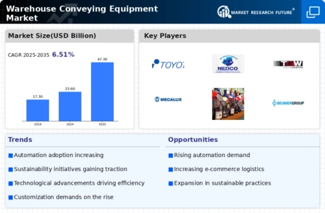 Warehouse Conveying Equipment Market Infographic