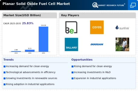 Planar Solid Oxide Fuel Cell Market Infographic