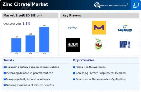 Zinc Citrate Market
 Infographic