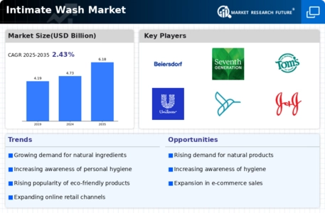 Intimate Wash Market Infographic