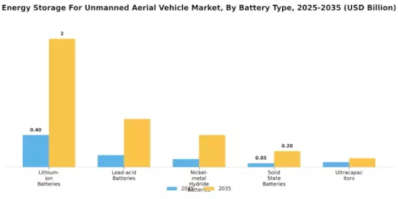 Energy Storage For Unmanned Aerial Vehicle Market Segment Image 0
