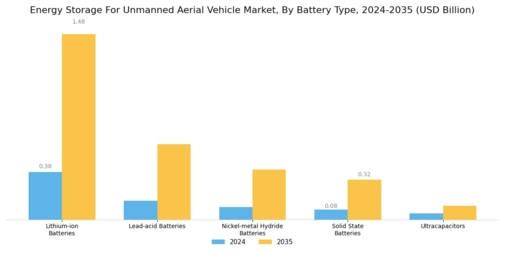 Energy Storage For Unmanned Aerial Vehicle Market Segment Image 0
