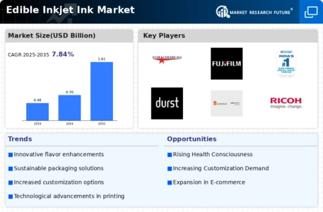Edible Inkjet Ink Market Infographic