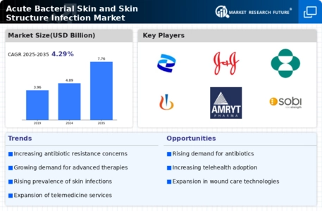Acute Bacterial Skin Skin Structure Infection Market Infographic