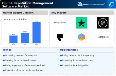 Online Reputation Management Software Market Infographic