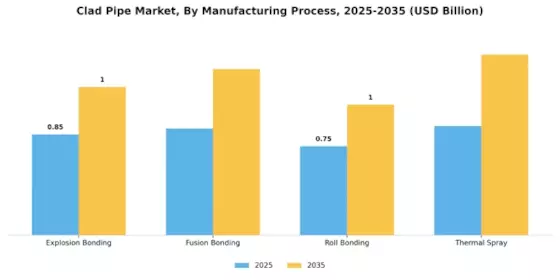 Clad Pipe Market Segment Image 1