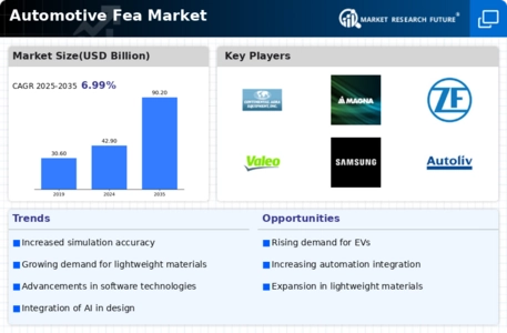 Automotive Fea Market Infographic