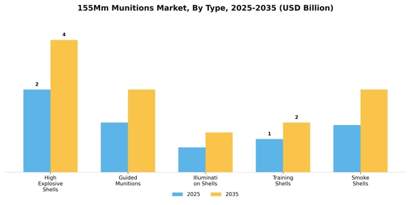 155Mm Munitions Market Segment Image 3