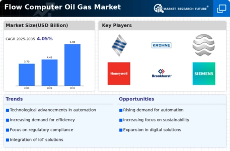 Flow Computer Oil Gas Market Infographic