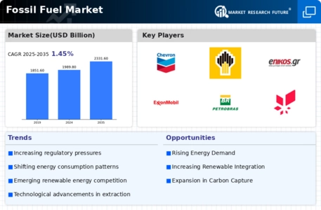 Fossil Fuel Market Infographic