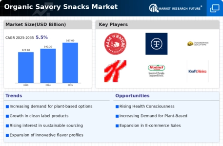 Organic Savory Snacks Market Infographic