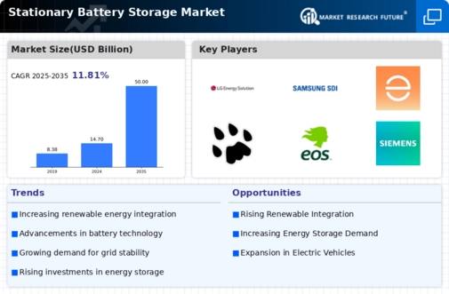 Stationary Battery Storage Market Infographic