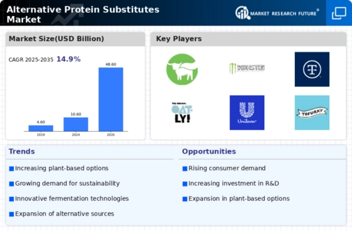 Alternative Protein Substitutes Market Infographic
