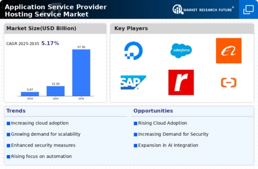Application Service Provider Hosting Service Market Infographic