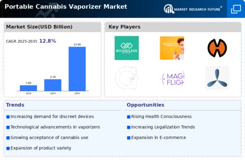 Portable Cannabis Vaporizer Market Infographic