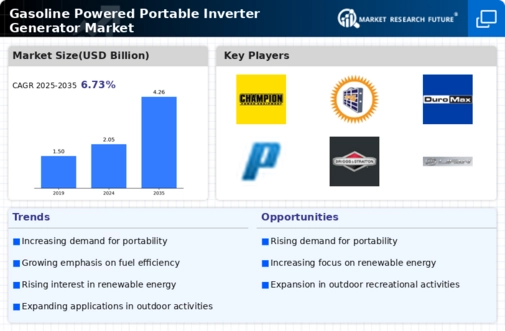 Gasoline Powered Portable Inverter Generator Market Infographic