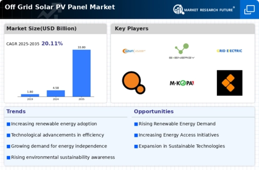 Off-Grid Solar PV Panels Market Infographic