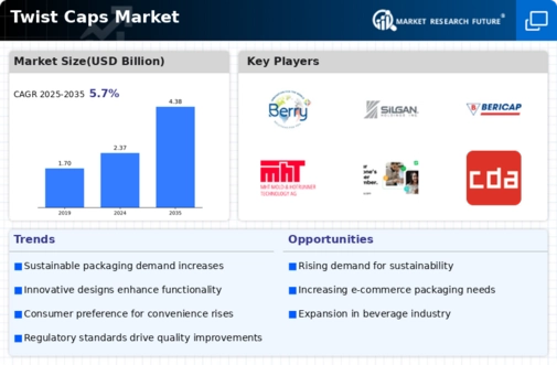 Twist Caps Market Infographic