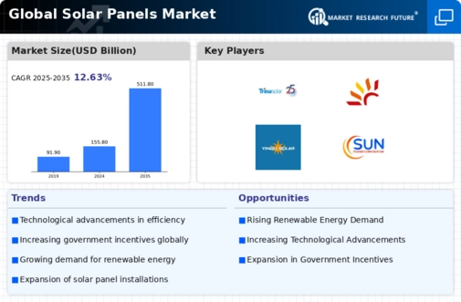 Solar Panels Market Infographic