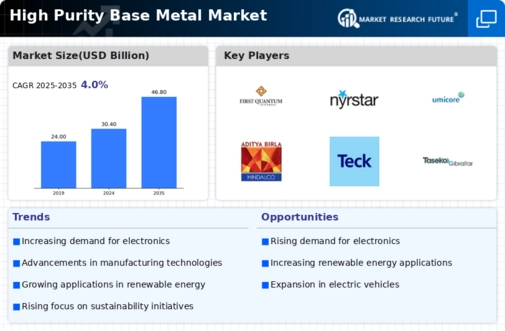 High Purity Base Metal Market Infographic